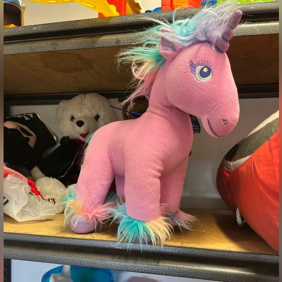 Build A Bear Pink Fairy Friends UNICORN Plush VGC - Picture 2 of 5